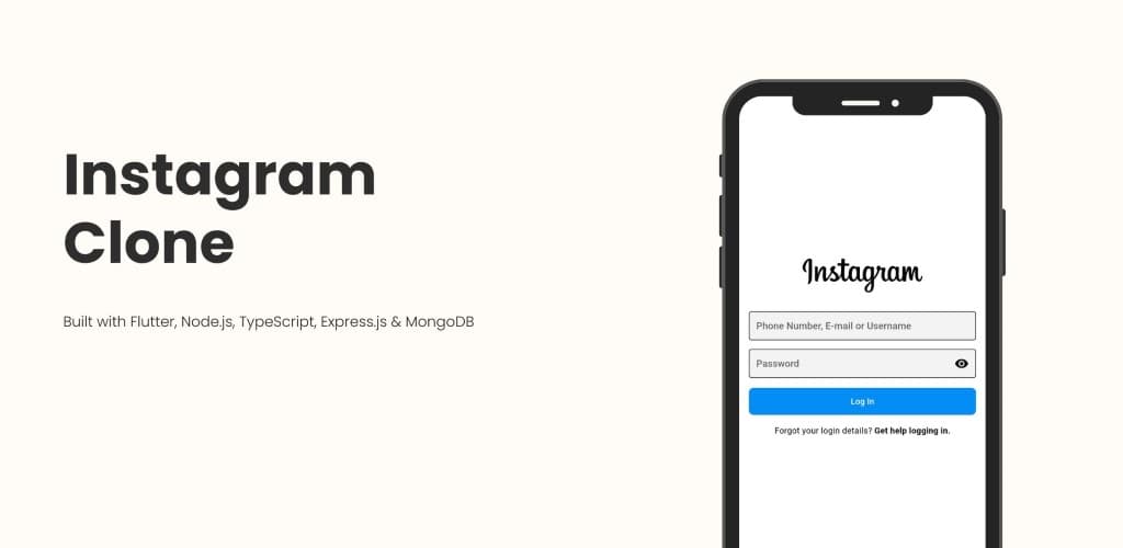 Instagram Clone App Portfolio Image